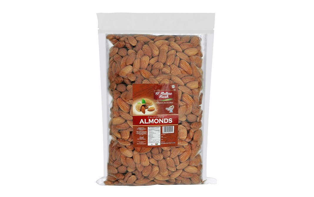 D'nature Fresh California Almonds    Tetra Pack  900 grams